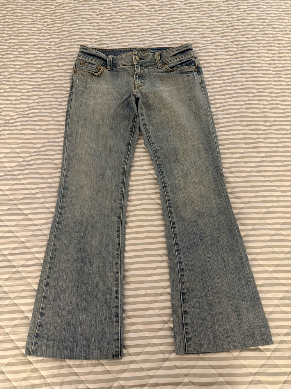 American Eagle Jeans Women’s 8 Long Bootcut Low Rise Y2K Vintage EUC Retro